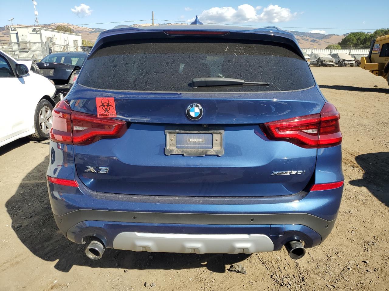 2021 BMW X3 xDrive30I VIN: 5UXTY5C0XM9F95652 Lot: 78430504