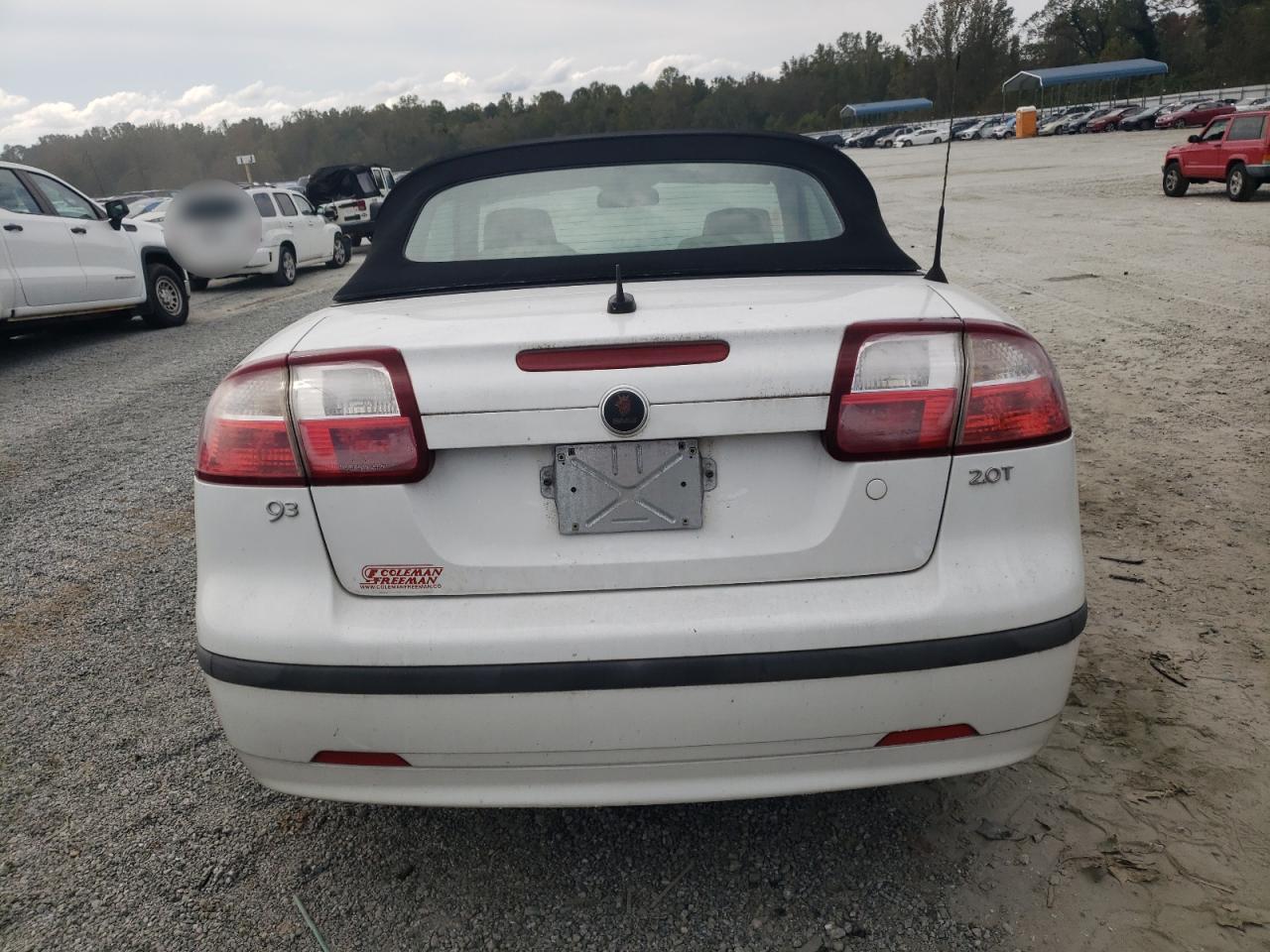 2007 Saab 9-3 2.0T VIN: YS3FD79Y376100190 Lot: 74629484