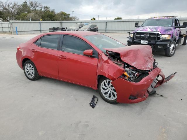  TOYOTA COROLLA 2017 Czerwony