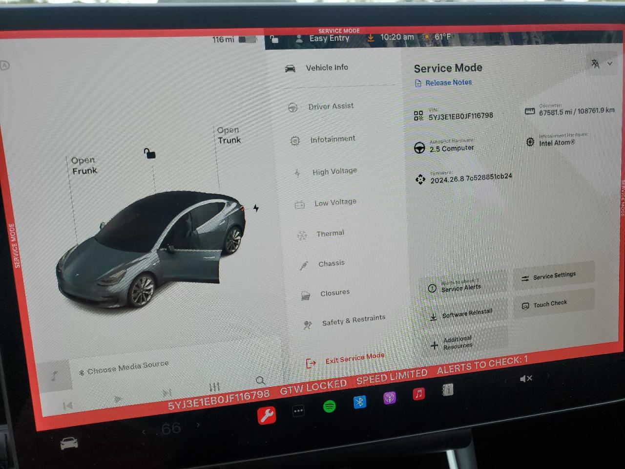 5YJ3E1EB0JF116798 2018 Tesla Model 3