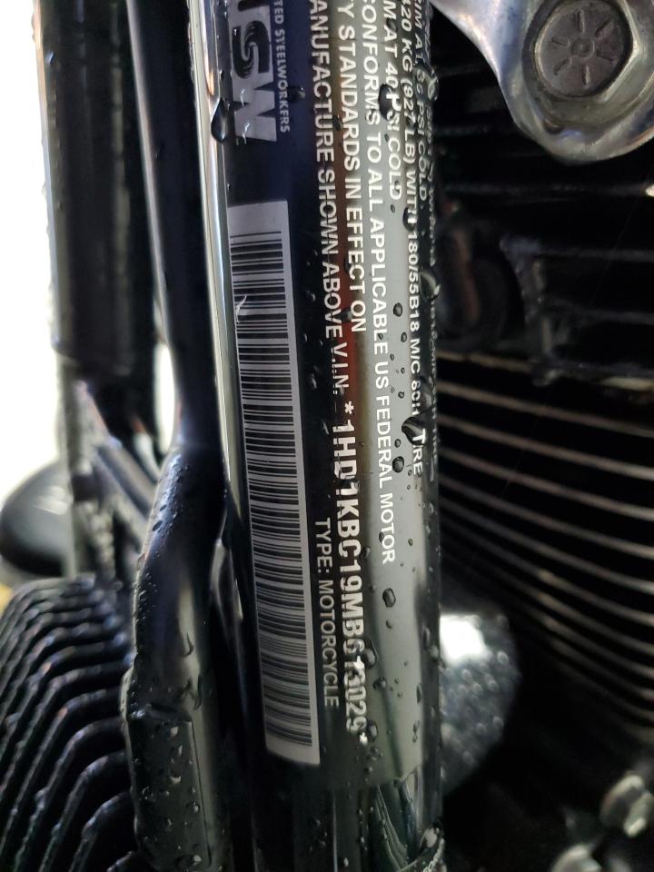 2021 Harley-Davidson Flhx VIN: 1HD1KBC19MB613029 Lot: 76476734