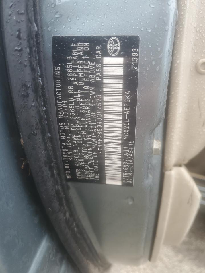 4T1BF28B94U387523 2004 Toyota Avalon Xl