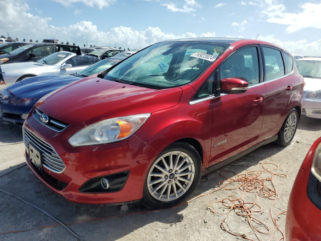 2013 Ford C-Max Sel VIN: 1FADP5BU1DL555673 Lot: 74922024