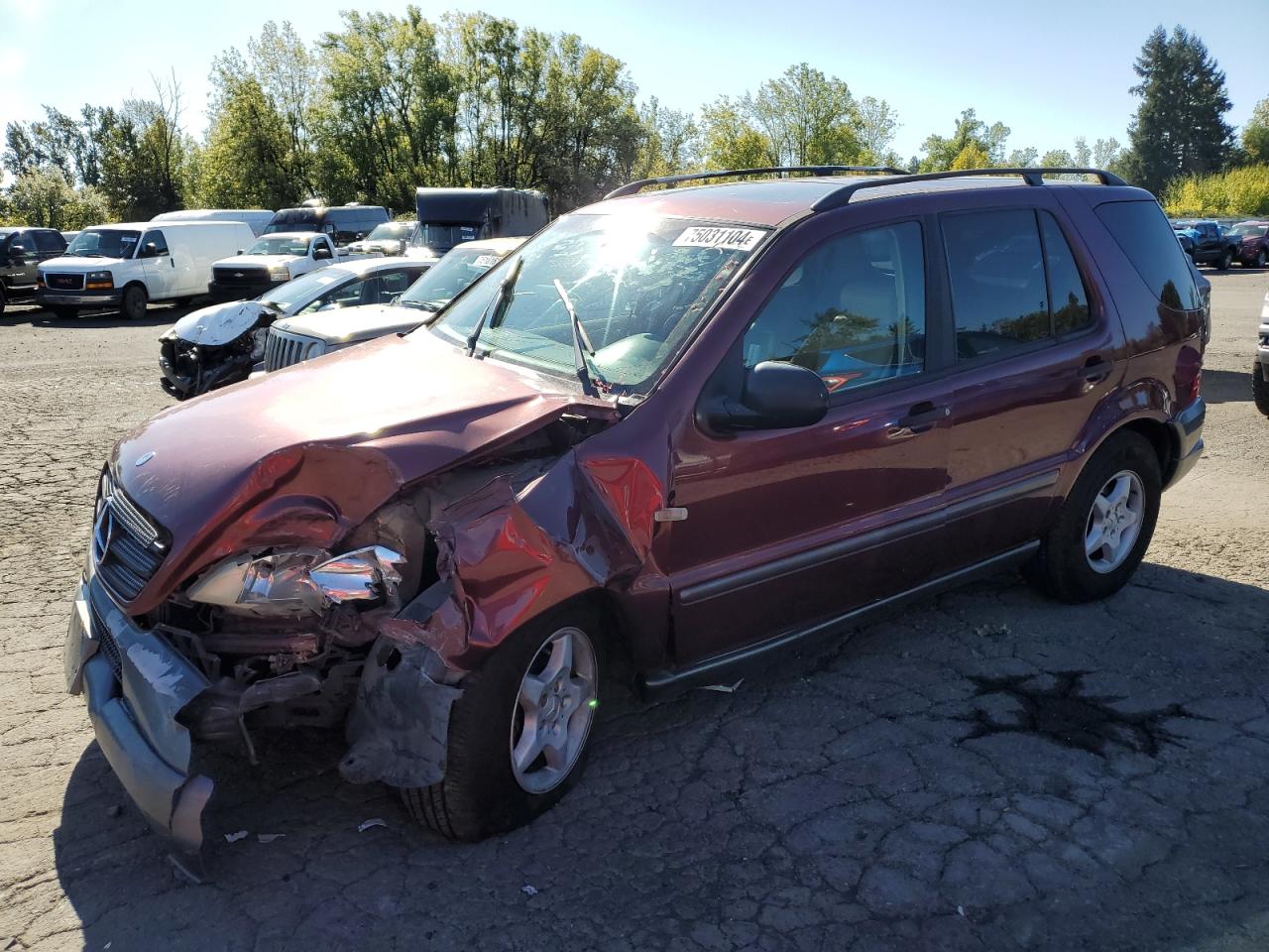 1999 Mercedes-Benz Ml 320 იყიდება Portland-ში, OR - Front End