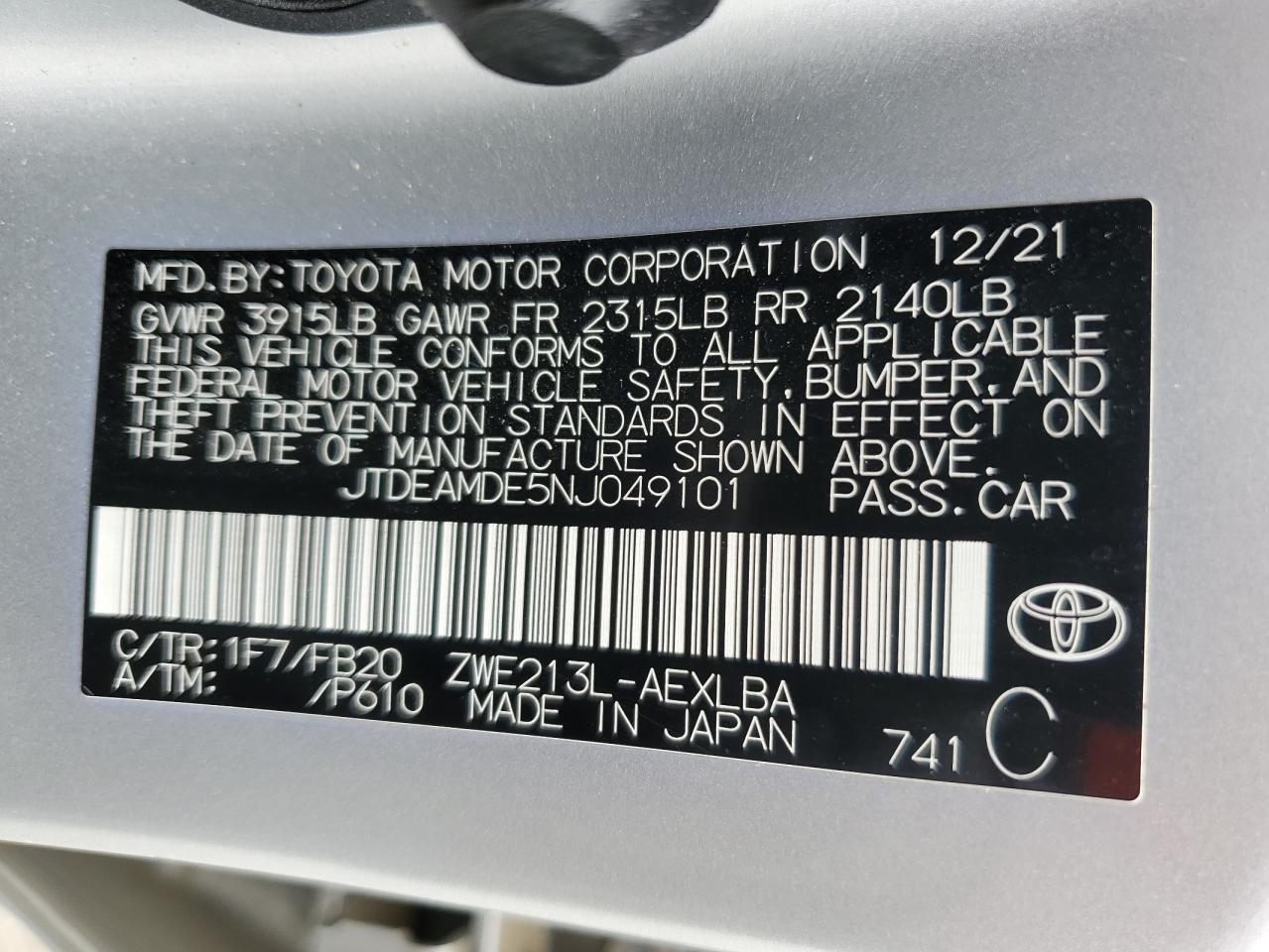 2022 Toyota Corolla - Image 12