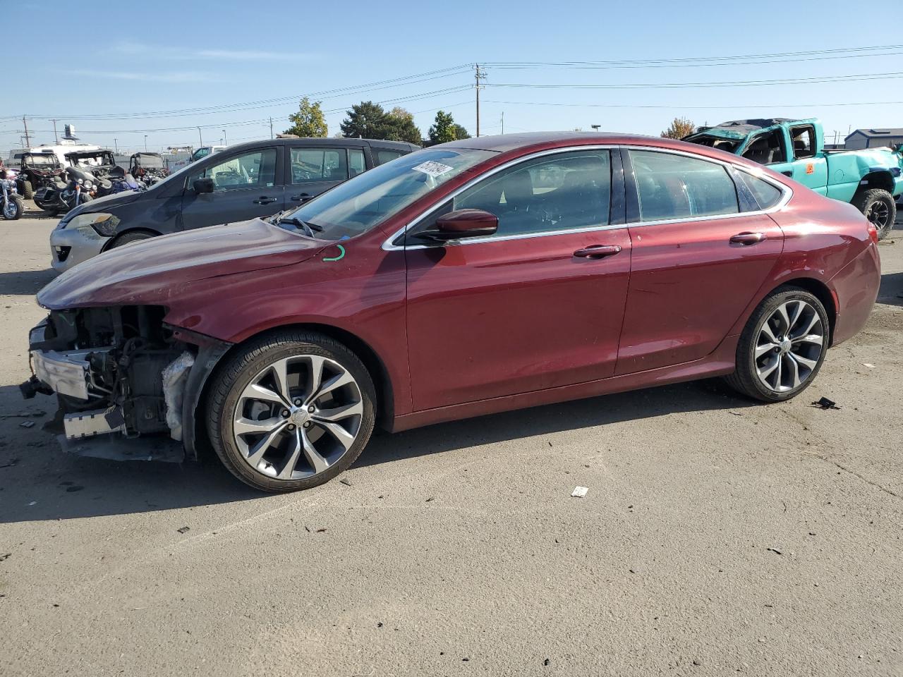 2015 Chrysler 200 C VIN: 1C3CCCEG5FN541122 Lot: 75701094