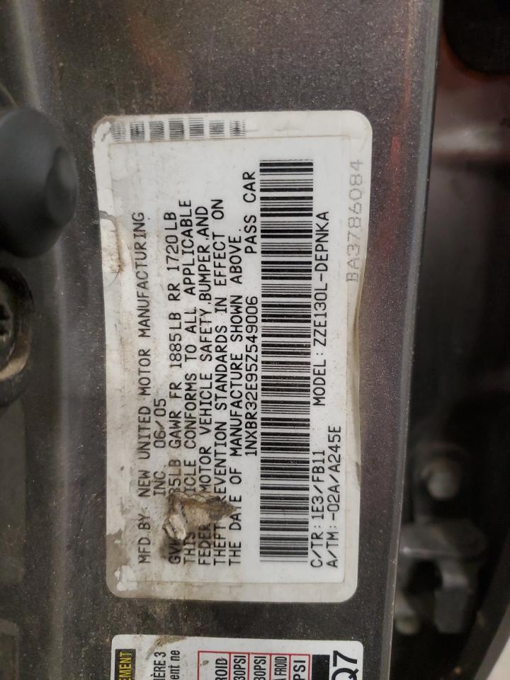 2005 Toyota Corolla Ce VIN: 1NXBR32E95Z549006 Lot: 76043224