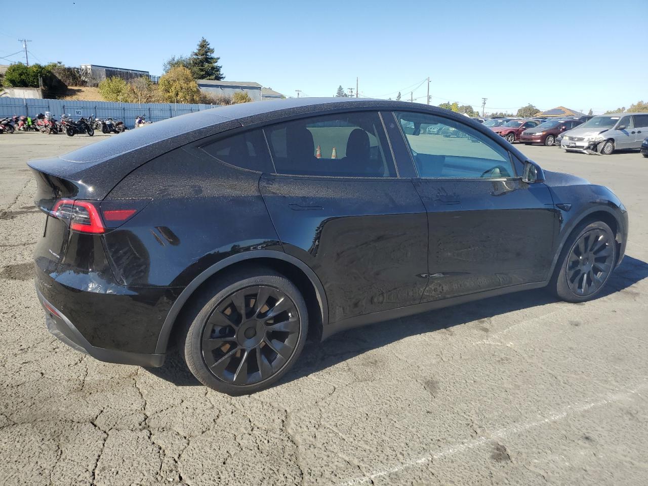 VIN 5YJYGDEE6MF141429 2021 TESLA MODEL Y no.3