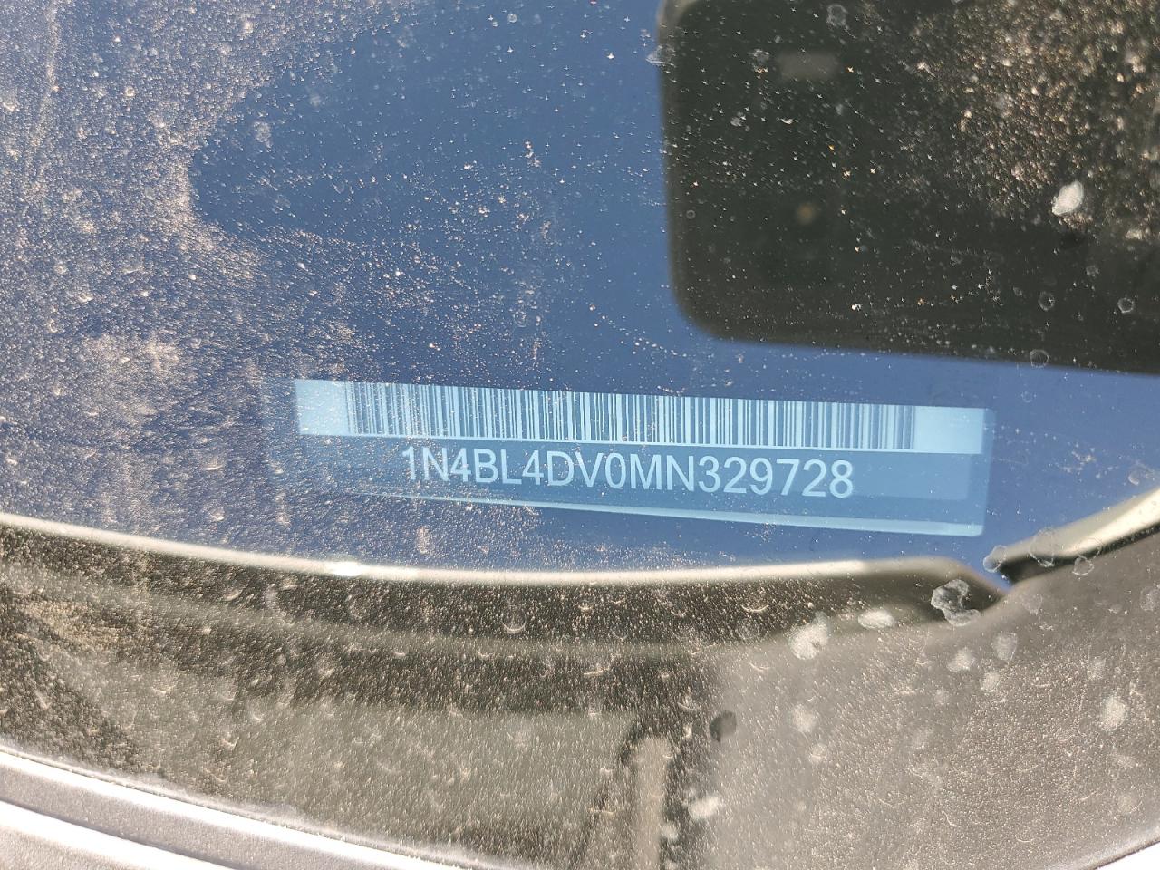 2021 Nissan Altima Sv VIN: 1N4BL4DV0MN329728 Lot: 77545974