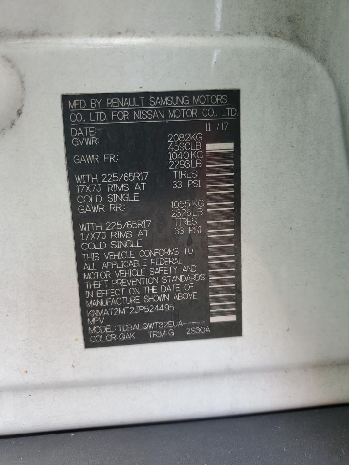 KNMAT2MT2JP524495 2018 NISSAN ROGUE - Image 13