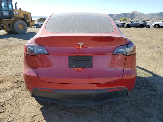  TESLA MODEL Y 2023 Красный