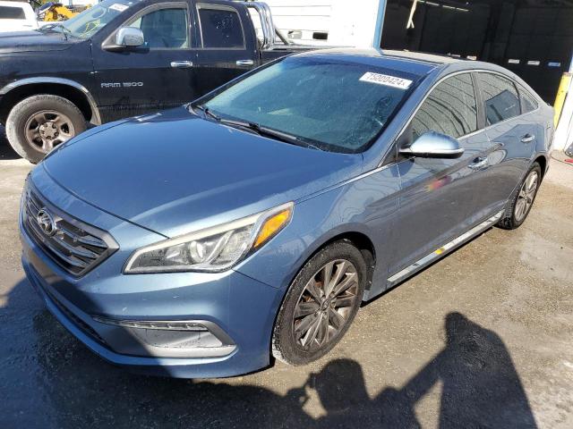  HYUNDAI SONATA 2015 Синий