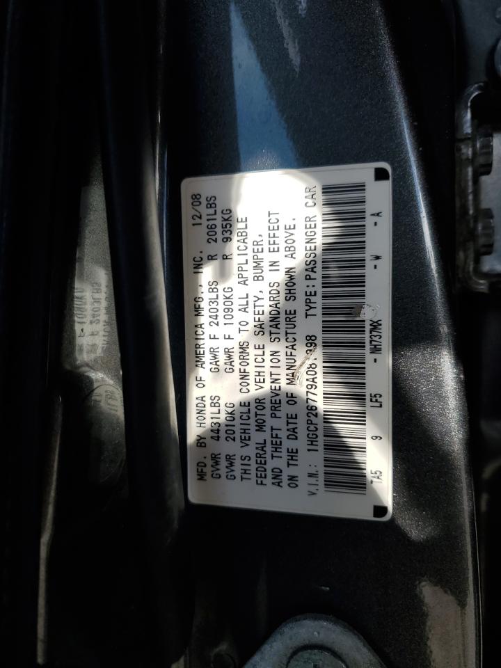 1HGCP26779A081998 2009 Honda Accord Ex