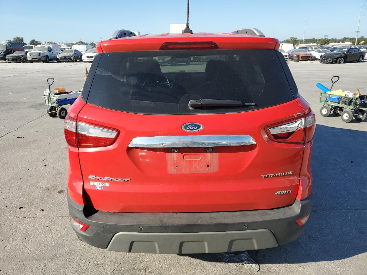 2020 Ford Ecosport Titanium VIN: MAJ6S3KL4LC349104 Lot: 72057394