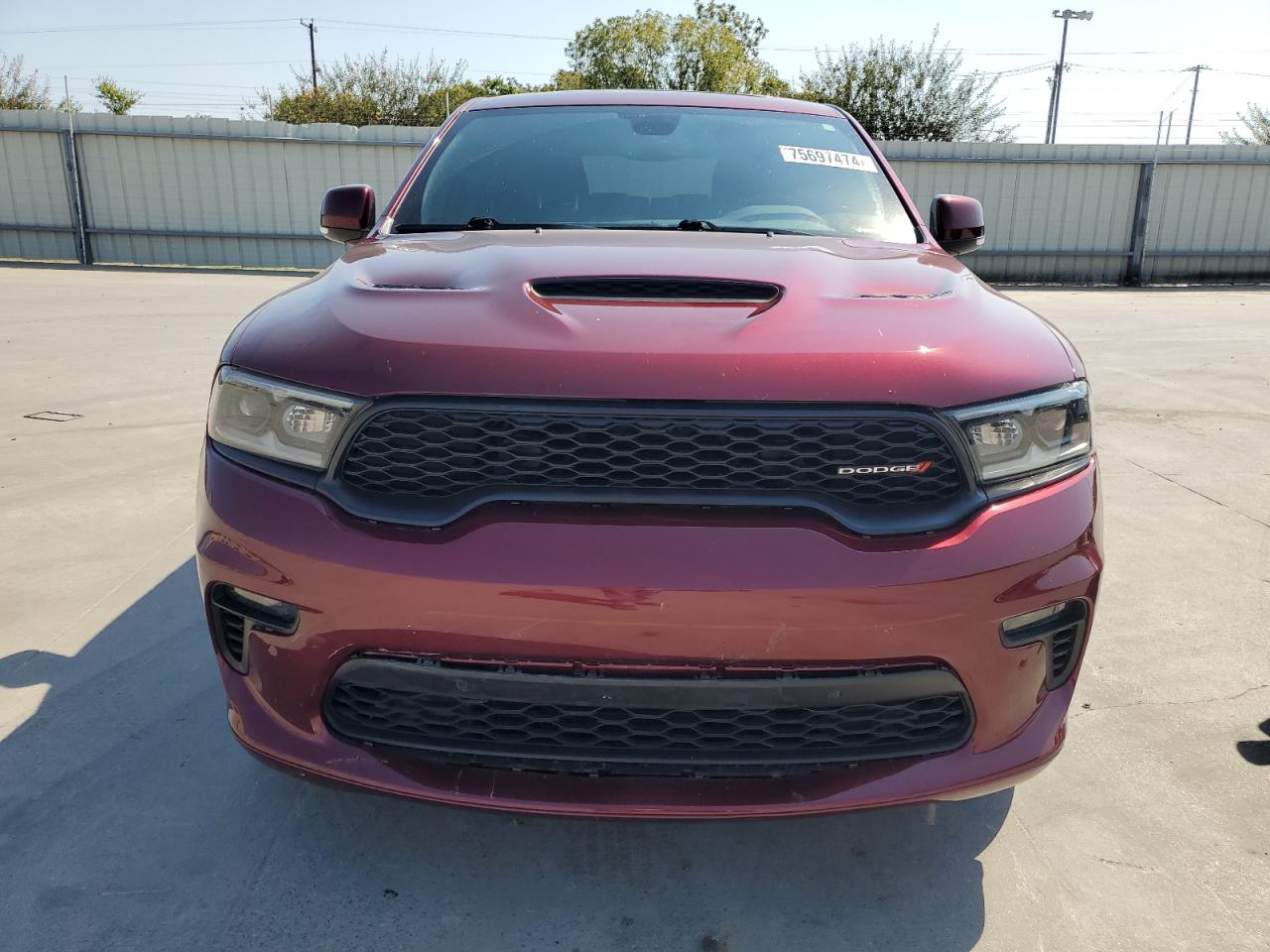 2021 Dodge Durango R/T VIN: 1C4SDHCT5MC626875 Lot: 75697474