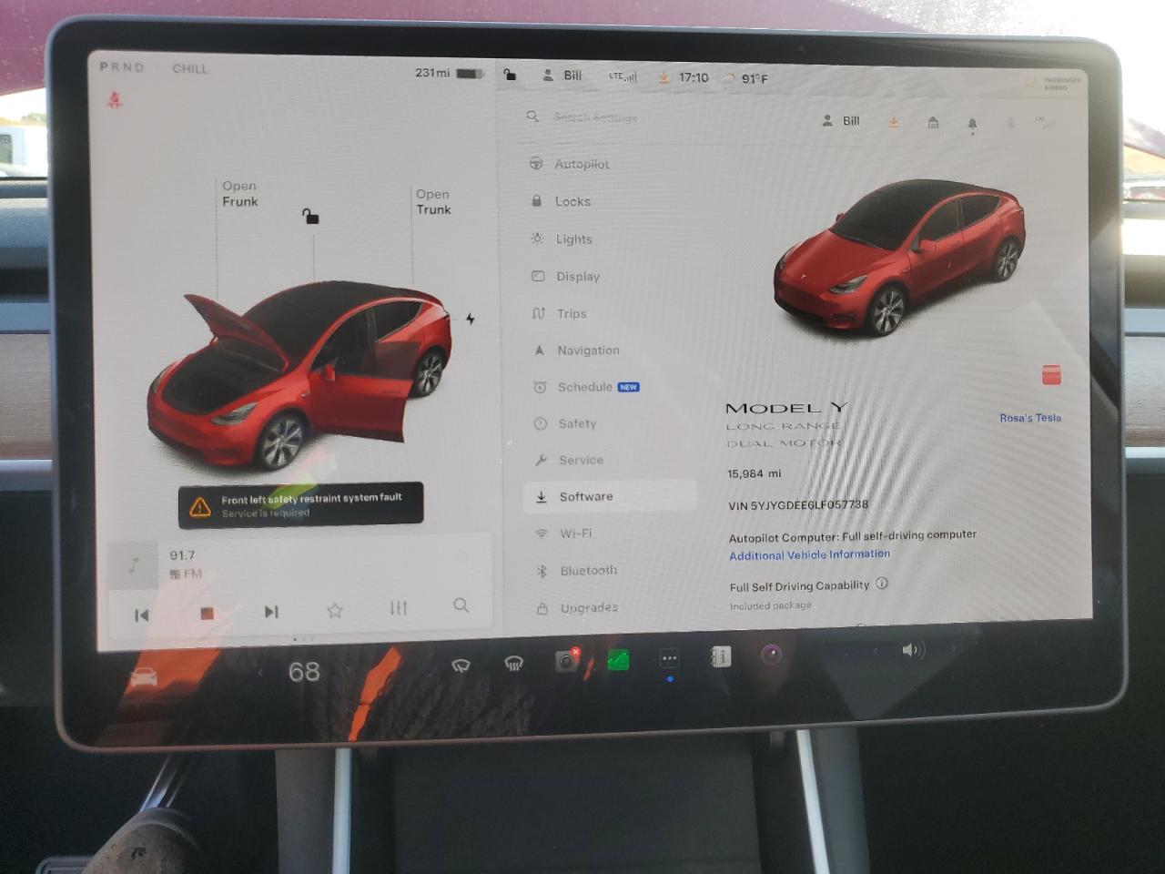 5YJYGDEE6LF057738 2020 Tesla Model Y