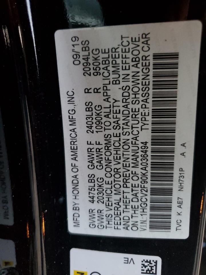 2019 Honda Accord - Image 12