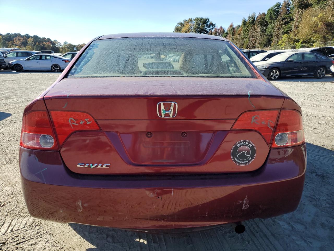 2008 Honda Civic Ex VIN: 1HGFA16828L081931 Lot: 76470114