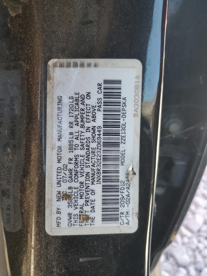 1NXBR32E23Z069449 2003 Toyota Corolla Ce