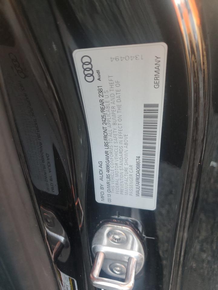 WAULFAFR0DA068674 2013 Audi A5 Premium Plus