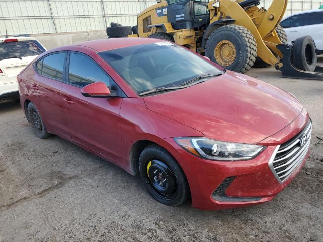  HYUNDAI ELANTRA 2018 Червоний