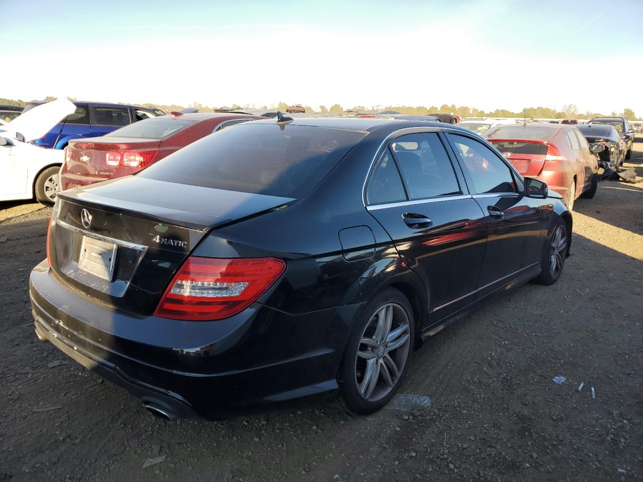 VIN WDDGF8AB6ER319665 2014 MERCEDES-BENZ C-CLASS no.3