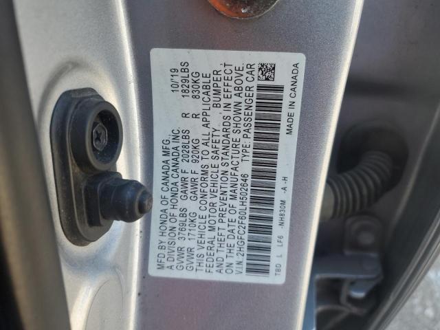 2HGFC2F60LH502646 Honda Civic LX 12