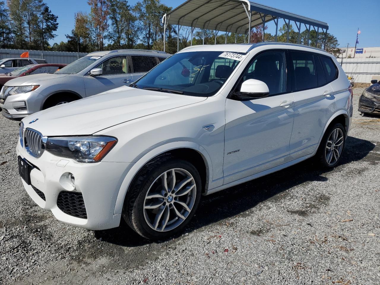 VIN 5UXWX9C39H0T18905 2017 BMW X3 no.1