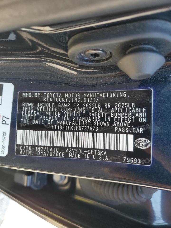 4T1BF1FK8HU737873 2017 Toyota Camry Le