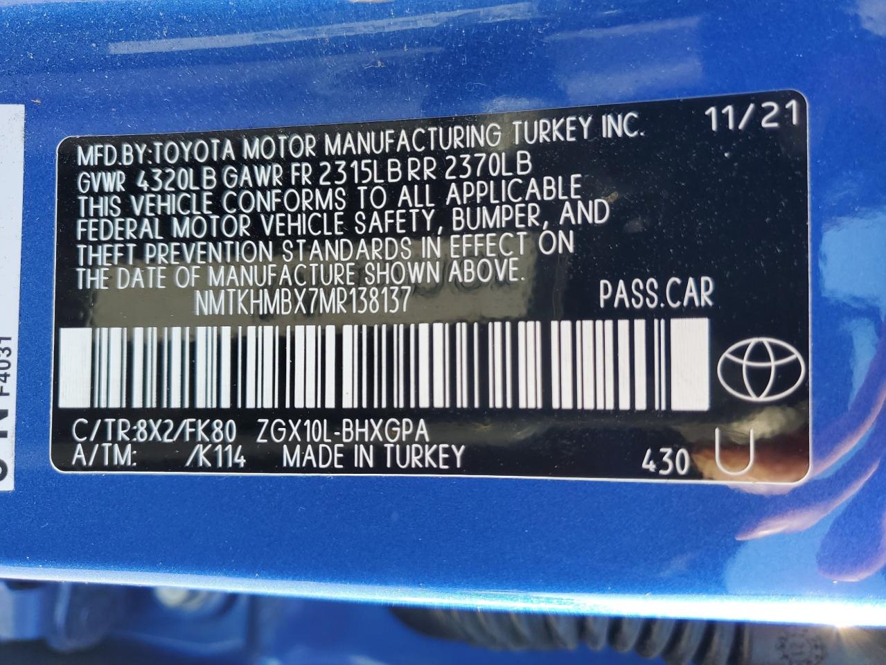2021 Toyota C-HR - Image 13
