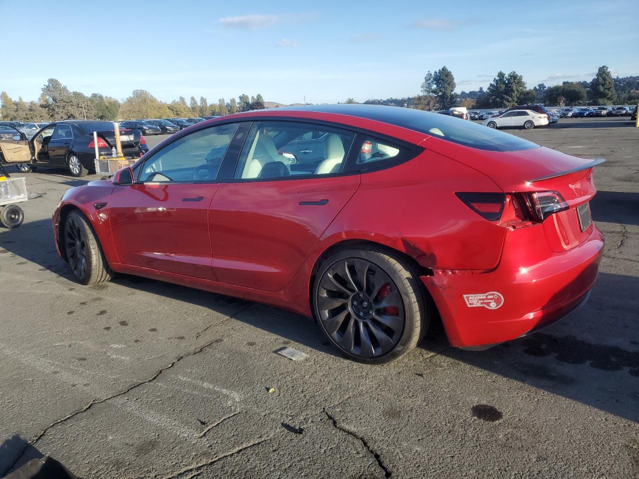 VIN 5YJ3E1EC9PF692309 2023 TESLA MODEL 3 no.2