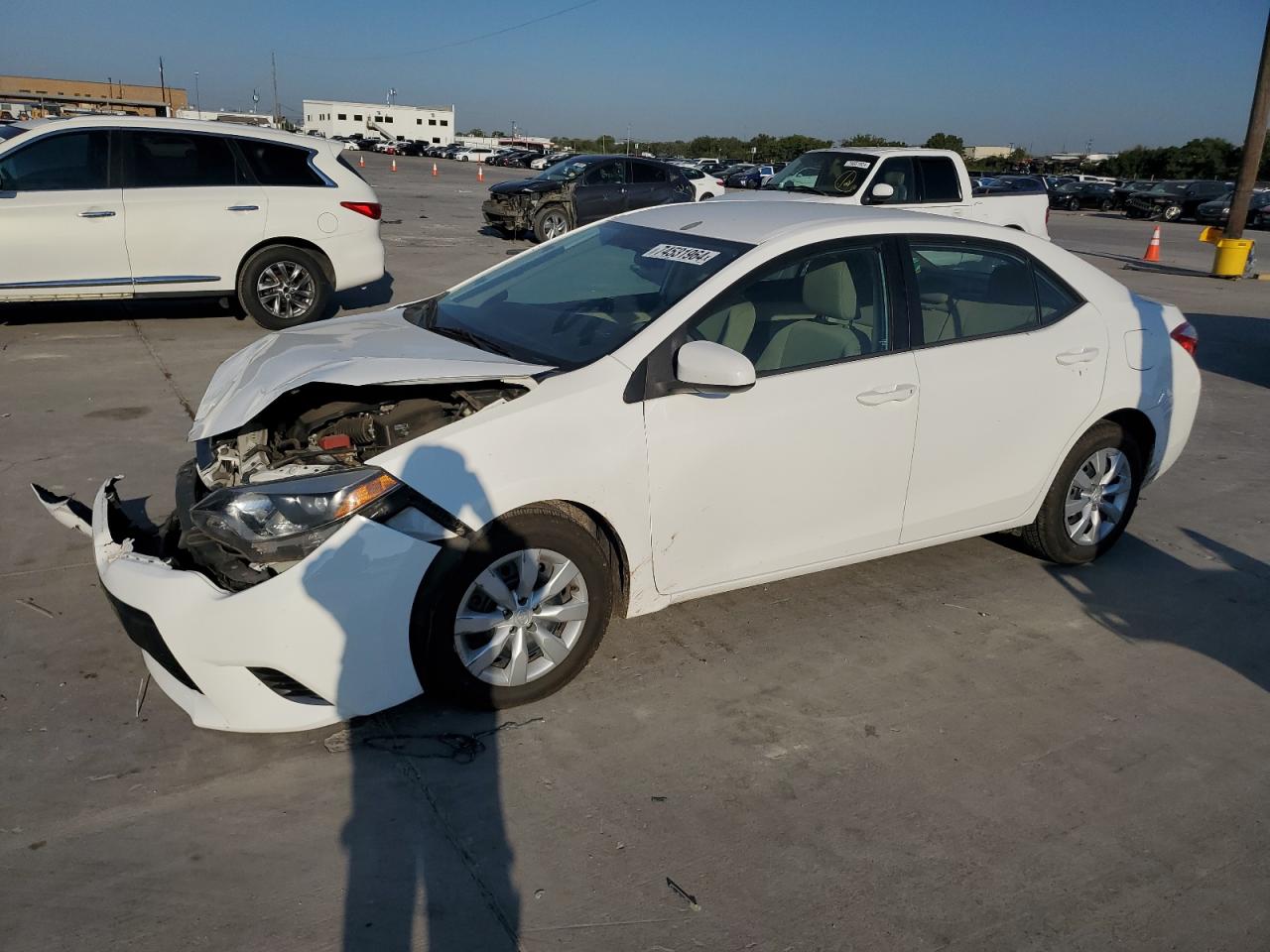 2016 Toyota Corolla L VIN: 5YFBURHE6GP564835 Lot: 74531964