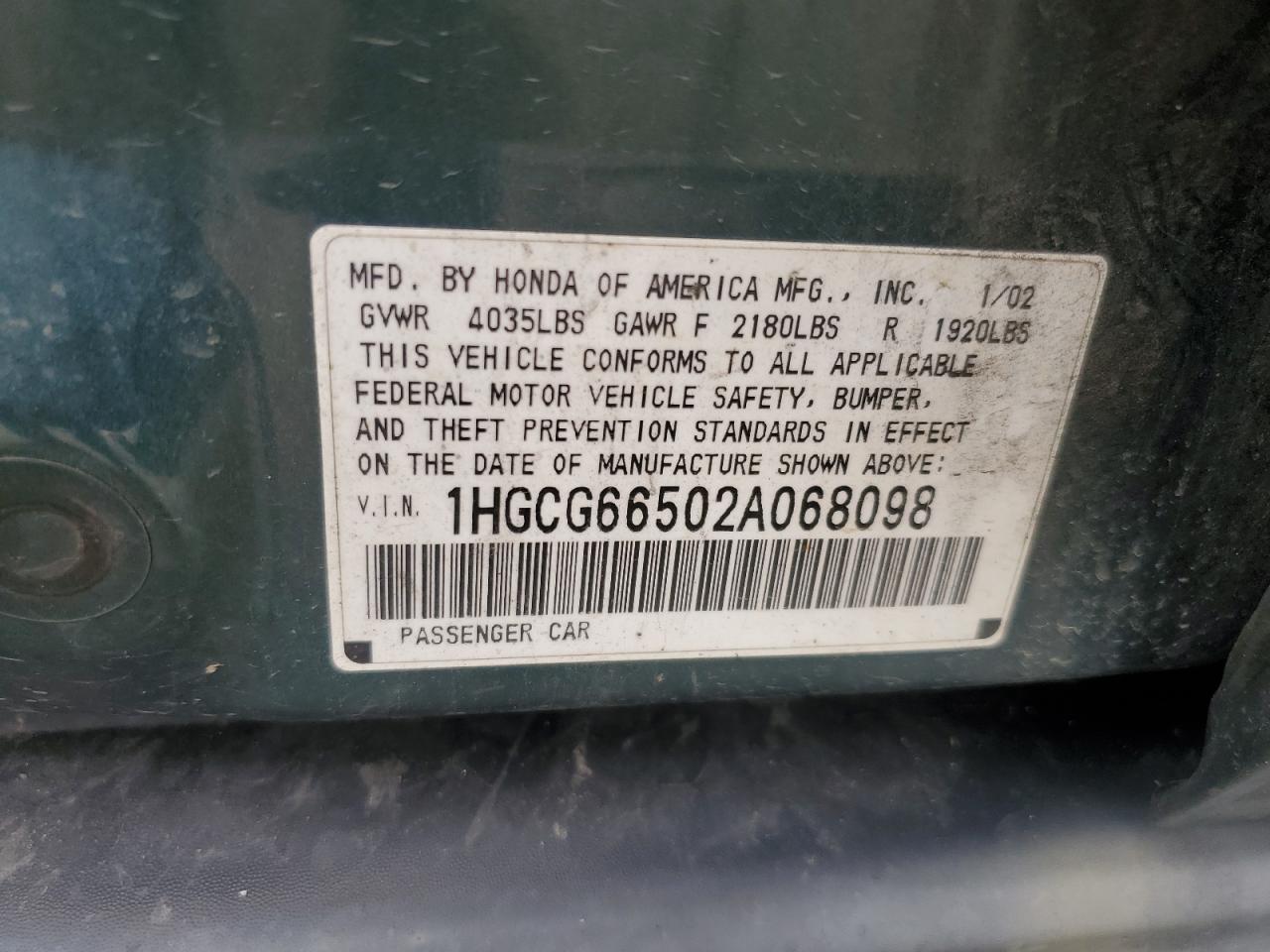 2002 Honda Accord - Image 11