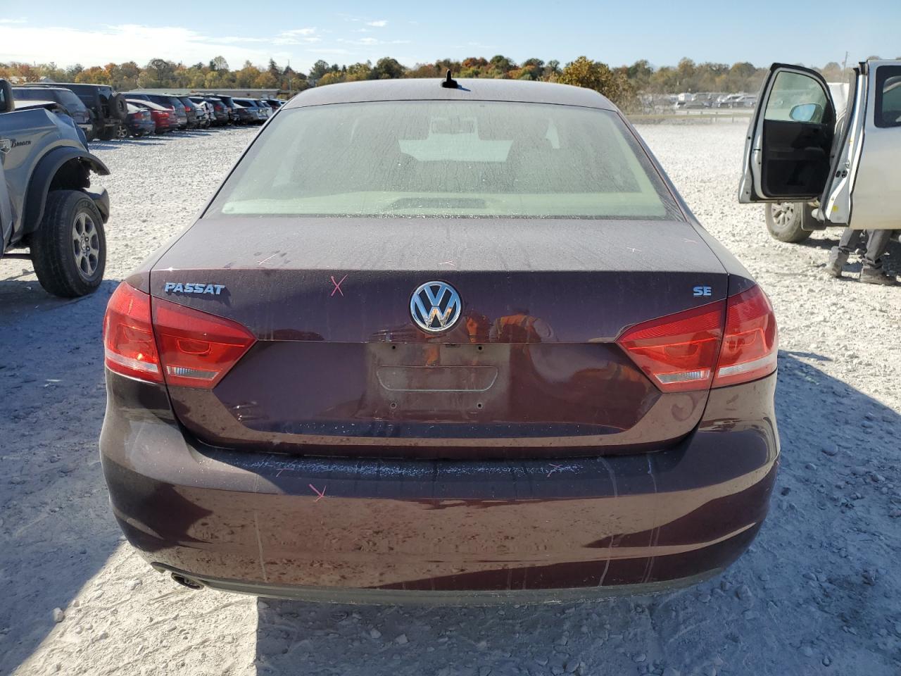 2012 Volkswagen Passat Se VIN: 1VWBP7A38CC036654 Lot: 74987484