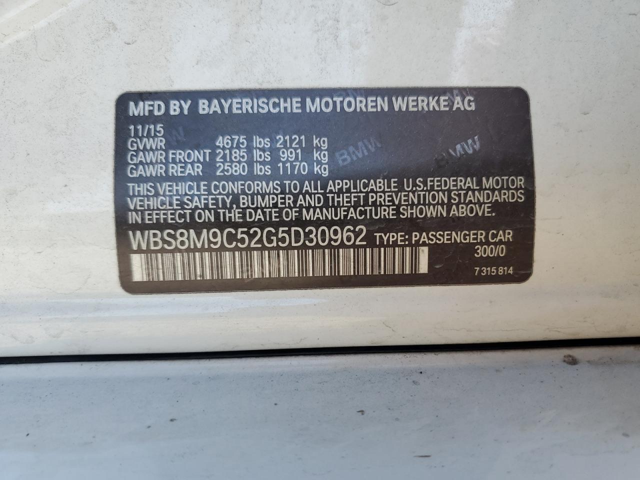 2016 BMW M3 - Image 12