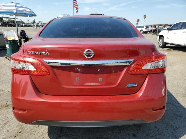  NISSAN SENTRA 2014 Czerwony