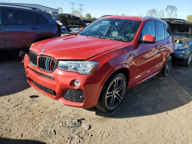  BMW X3 2016 Червоний