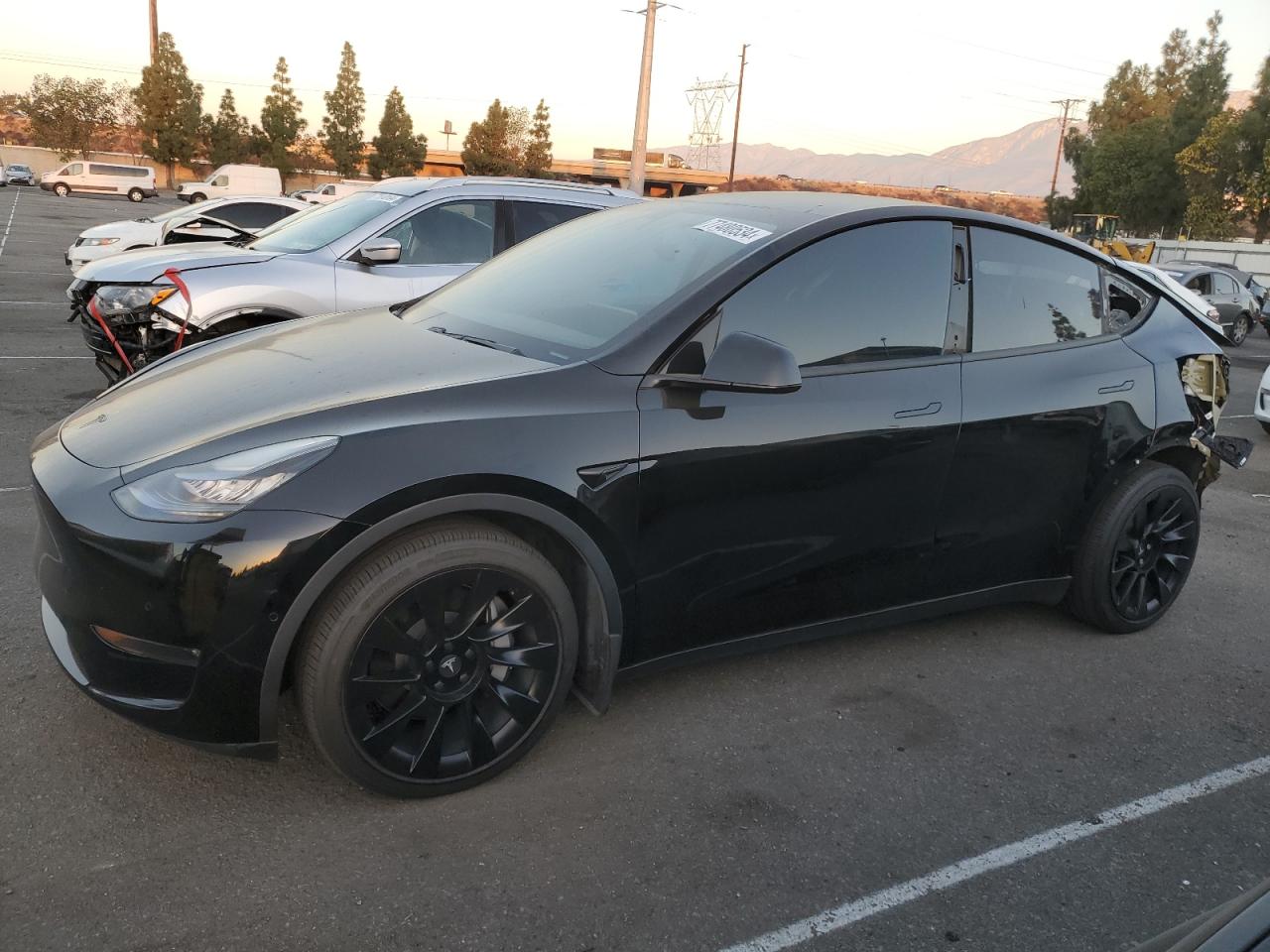 2021 Tesla Model Y VIN: 5YJYGDEE8MF076504 Lot: 77480534