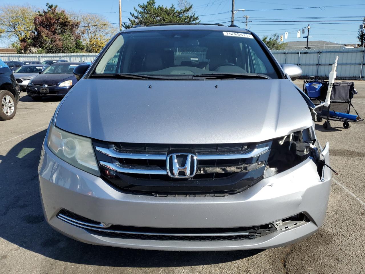 5FNRL5H68GB009383 2016 Honda Odyssey Exl