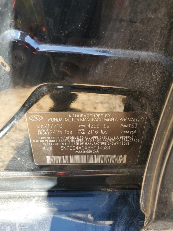 5NPEC4ACXBH094584 2011 Hyundai Sonata Se