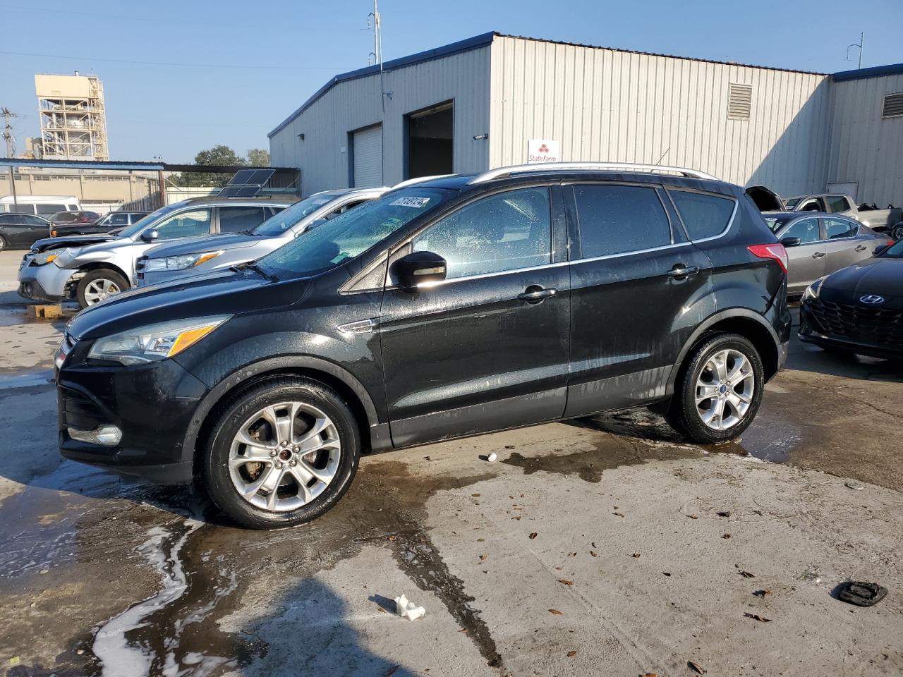 2014 Ford Escape Titanium VIN: 1FMCU0J90EUB12355 Lot: 75189124