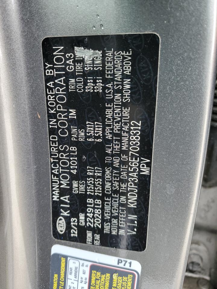 KNDJP3A56E7038312 2014 Kia Soul +