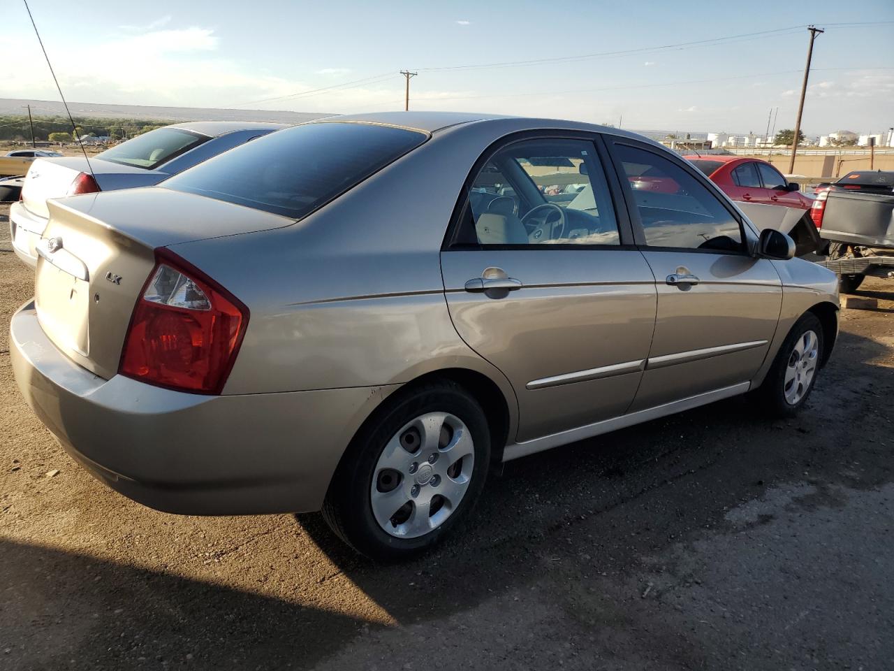 2004 Kia Spectra Lx VIN: KNAFE121345032664 Lot: 76098214