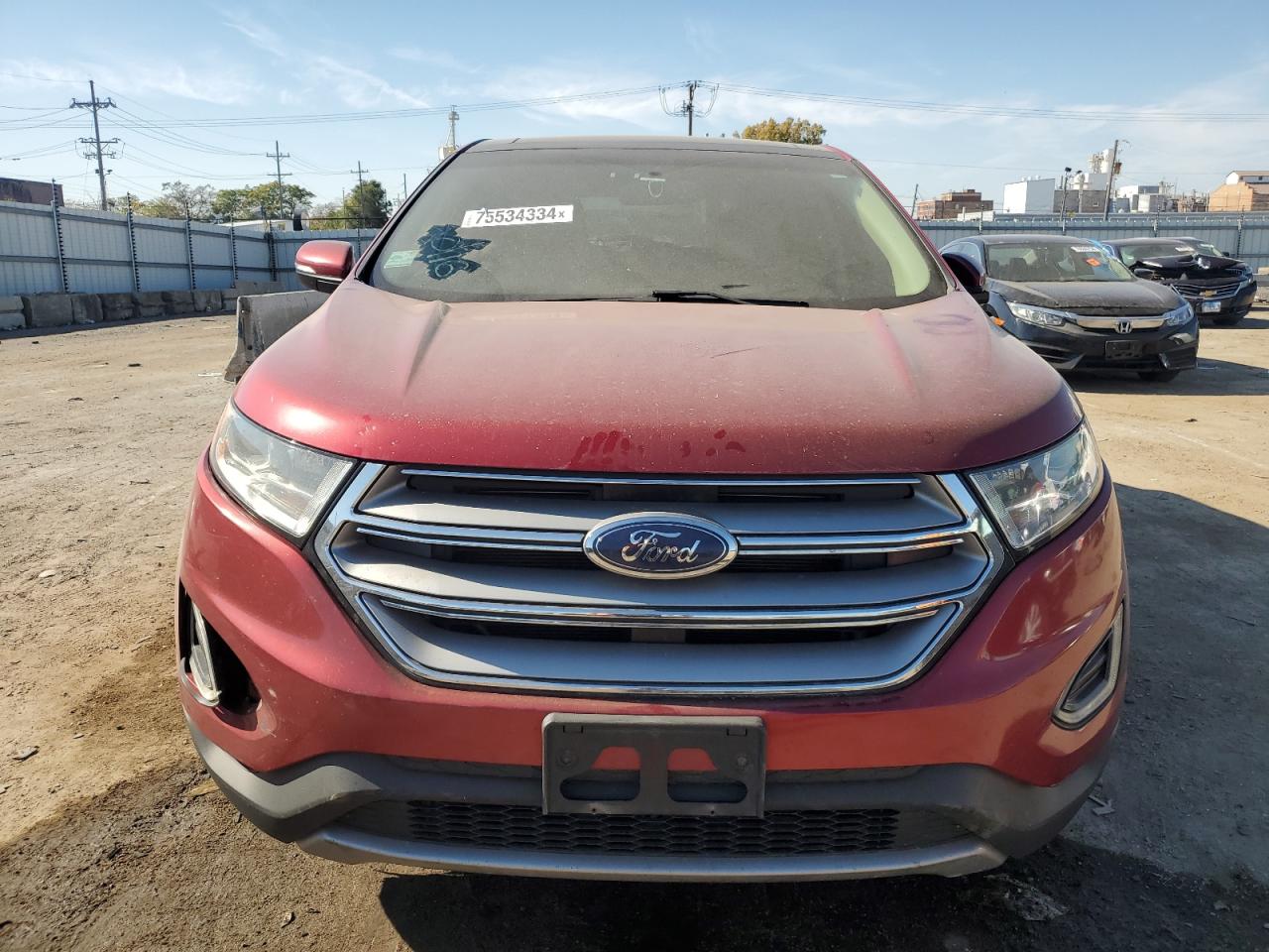 2016 Ford Edge Sel VIN: 2FMPK3J96GBC09772 Lot: 75534334