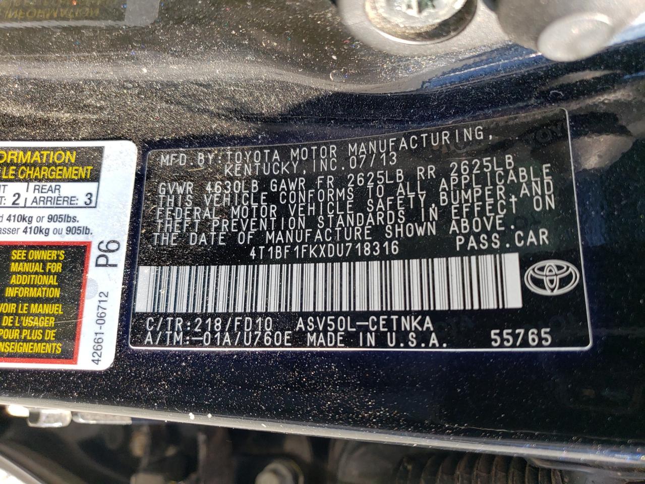 2013 Toyota Camry - Image 15