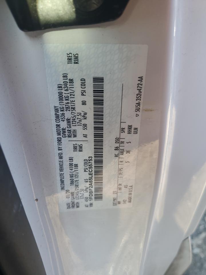 1FDBF2A65LEC55753 2020 Ford F250 Super Duty