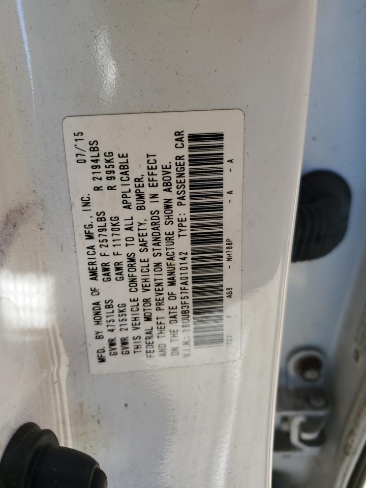 19UUB3F57FA010142 2015 Acura Tlx Tech