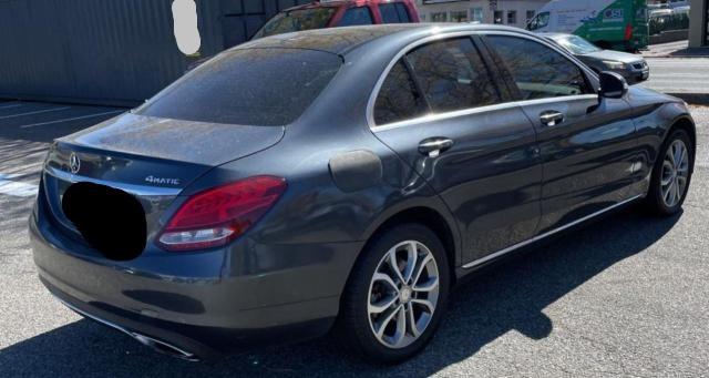 Sedans MERCEDES-BENZ C-CLASS 2015 Szary