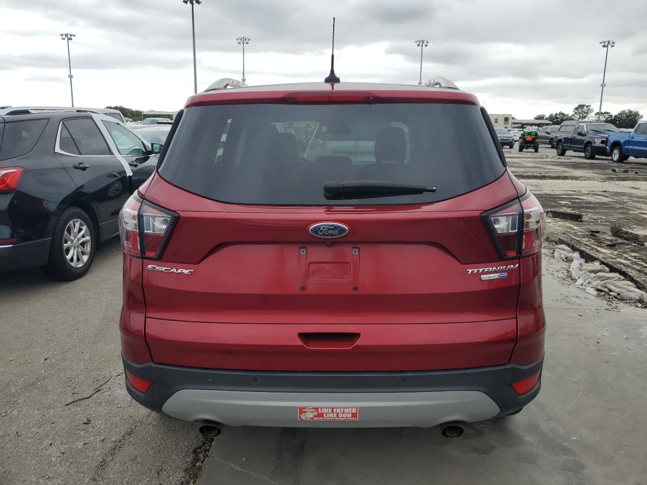 2018 Ford Escape Titanium VIN: 1FMCU9J94JUC71071 Lot: 75123254