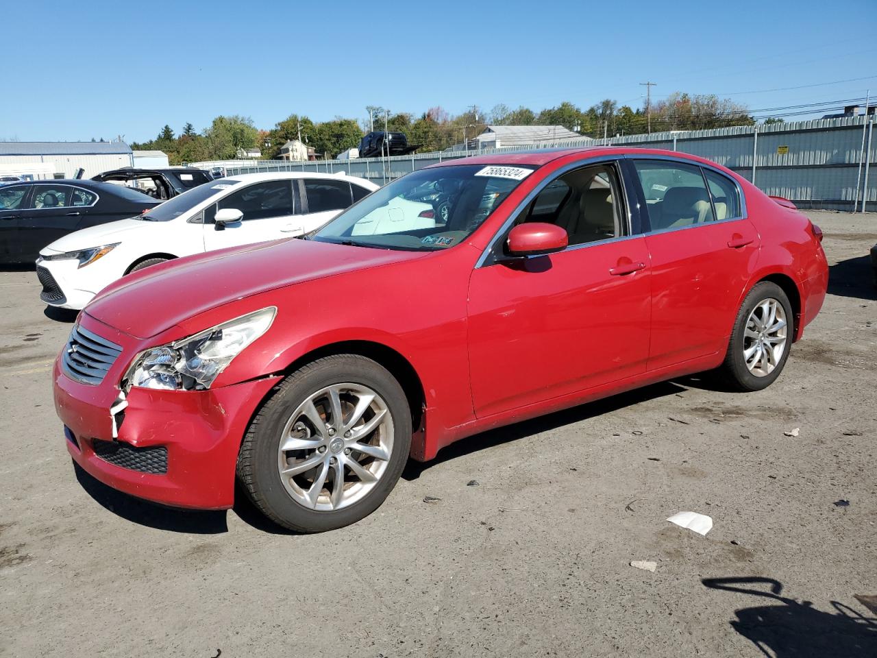 2008 Infiniti G35 VIN: JNKBV61F08M259722 Lot: 75865324